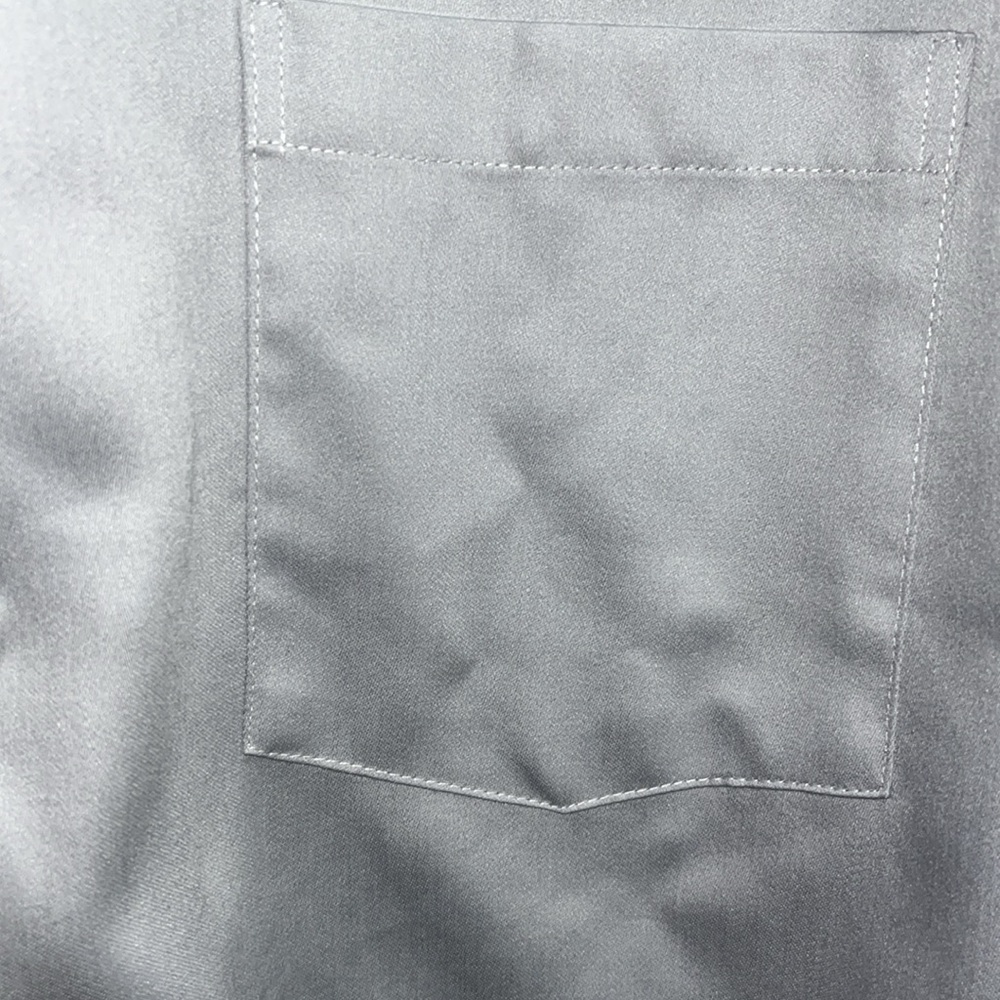 Preowned Geoffrey Beene Size 16 32/33 Size Large Dark Grey Classic Button Up. - Picture 7 of 12